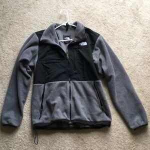 Gray North Face jacket size medium